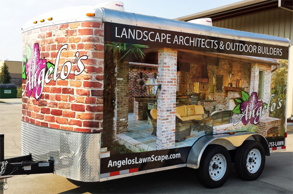 angelos enclosed trailer wrap